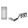 Kensington Slim Portable Combination Lock for Standard Slot, 6 ft Carbon Steel Cable, Black/Silver K60625WW